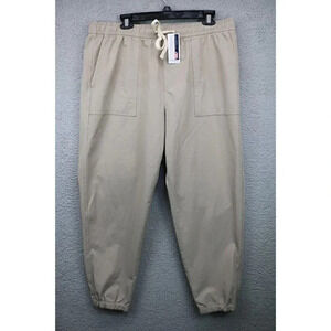 Vineyard Vines Women's On the Go Pants-Performance Joggers Khaki-Large-NWT